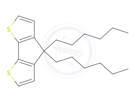 Chemical structure of 4,4-Dihexyl-4H-cyclopenta[1,2-b:5,4-b']dithiophene