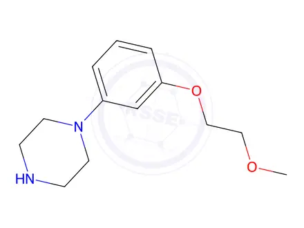 Chemical structure of 1-[3-(2-Methoxy-ethoxy)-phenyl]-piperazine