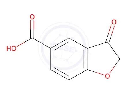 Chemical structure of 3-oxobenzofuran-5-carboxylic acid