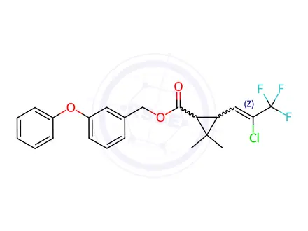 Chemical structure of Cyhalothrin Impurity 24