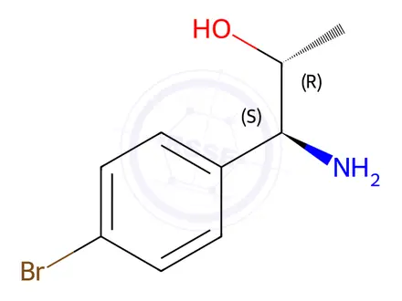 Chemical structure of (1S,2R)-1-AMINO-1-(4-BROMOPHENYL)PROPAN-2-OL