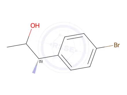 Chemical structure of (1S)-1-amino-1-(4-bromophenyl)propan-2-ol