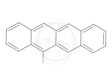Chemical structure of 5-Bromotetracene