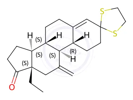 Chemical structure of Etonogestrel Impurity 26