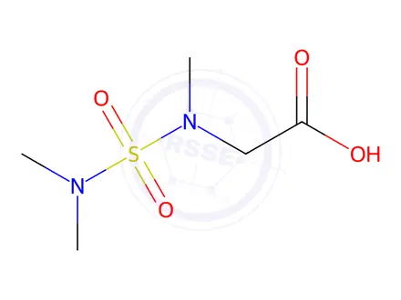 Chemical structure of 2-[(Dimethylsulfamoyl)(methyl)amino]acetic acid
