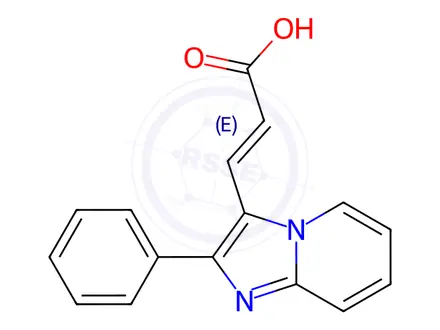 Chemical structure of 3-(2-PHENYL-IMIDAZO[1,2-A]PYRIDIN-3-YL)-ACRYLIC ACID