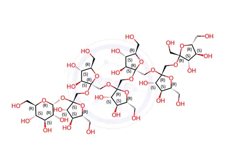 Chemical structure of Fructoheptasaccharide