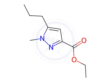 Chemical structure of Ethyl 1-methyl-5-propyl-1H-pyrazole-3-carboxylate