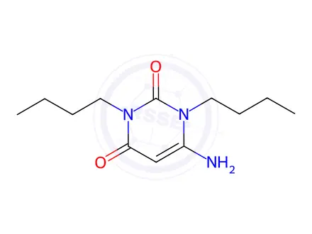 Chemical structure of Uracil Impurity 108
