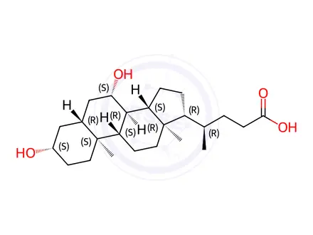 Chemical structure of Chenodeoxycholic Acid Impurity 25