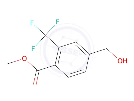 Chemical structure of Methyl 4-(hydroxymethyl)-2-(trifluoromethyl)benzoate