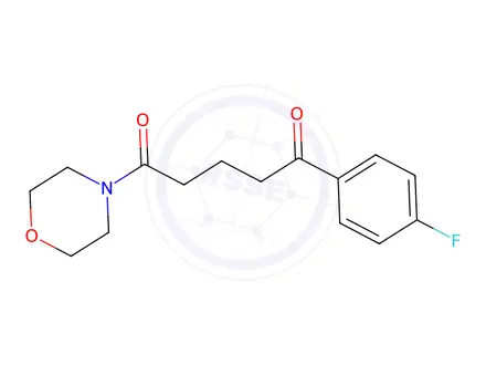 Chemical structure of 1-(4-Fluorophenyl)-5-morpholinopentane-1,5-dione