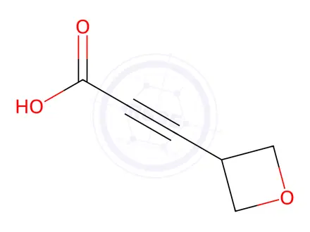 Chemical structure of 3-(oxetan-3-yl)prop-2-ynoic acid