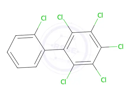 Chemical structure of 2,2',3,4,5,6-Hexachlorobiphenyl