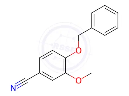 Chemical structure of 4-(benzyloxy)-3-methoxybenzonitrile