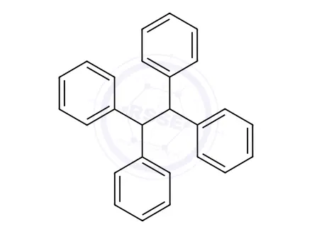 Chemical structure of 1,1,2,2-tetraphenylethane