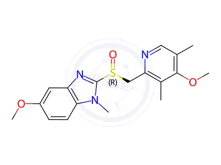 Chemical structure of N1-Methyl Esomeprazole