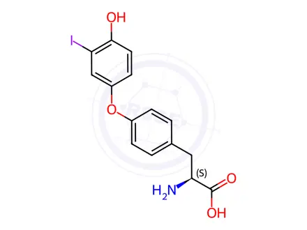 Chemical structure of 3’-Iodo-L-thyronine
