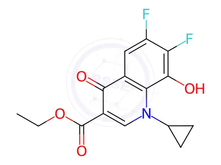 Chemical structure of Moxifloxacin Impurity R