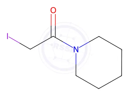 Chemical structure of 1-(Iodoacetyl)piperidine