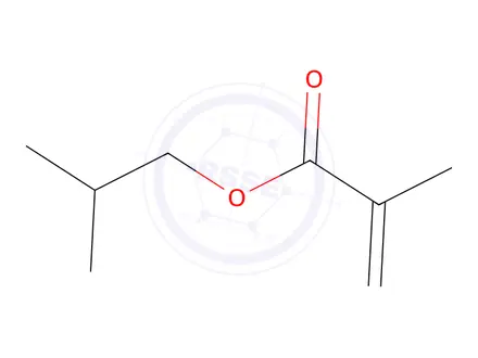 Chemical structure of Isobutyl Methacrylate