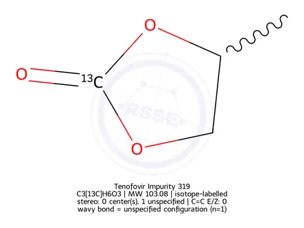 Chemical structure of Tenofovir Impurity 319