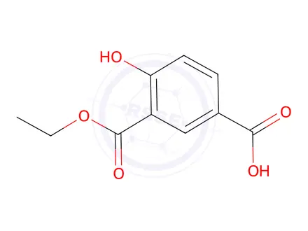 Chemical structure of 3-(Ethoxycarbonyl)-4-hydroxybenzoic acid