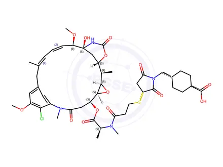Chemical structure of MCC-DM1