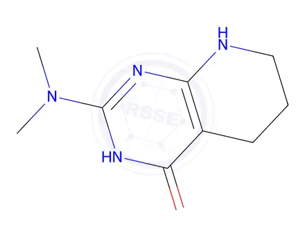 Chemical structure of 2-(Dimethylamino)-5,6,7,8-tetrahydropyrido[2,3-d]pyrimidin-4(3H)-one
