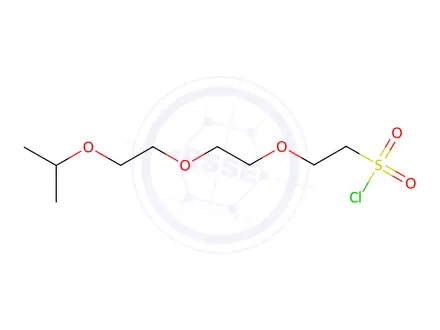 Chemical structure of 2-(2-(2-Isopropoxyethoxy)ethoxy)ethane-1-sulfonyl chloride