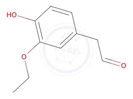 Chemical structure of 2-(3-Ethoxy-4-hydroxyphenyl)acetaldehyde