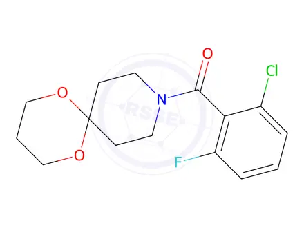 Chemical structure of (2-Chloro-6-fluorophenyl)(1,5-dioxa-9-azaspiro[5.5]undecan-9-yl)methanone