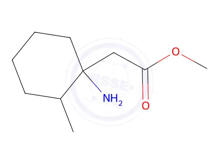 Chemical structure of Methyl 2-(1-amino-2-methylcyclohexyl)acetate