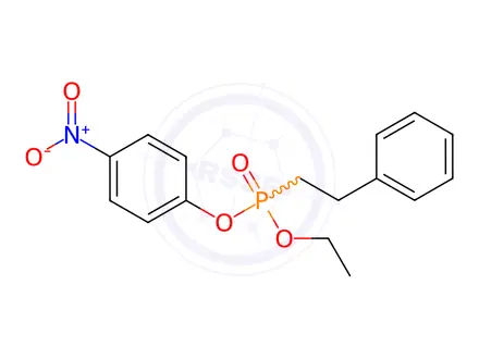 Chemical structure of (2-Phenylethyl)phosphonic acid ethyl 4-nitrophenyl ester