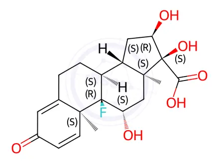 Chemical structure of Triamcinolone Acetonide Impurity 70