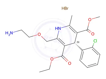 Chemical structure of Amlodipine (S)-Isomer