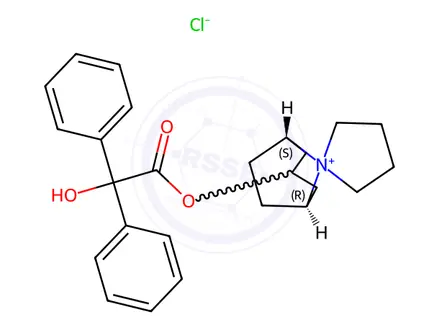 Chemical structure of Trospium chloride