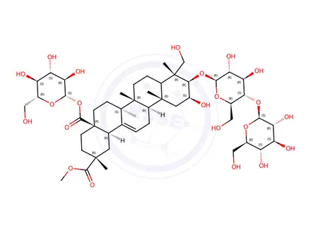 Chemical structure of esculentoside I