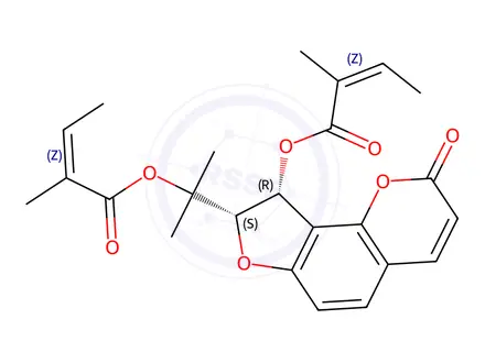 Chemical structure of Archangelicine