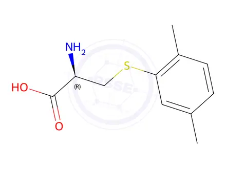 Chemical structure of S-(2,5-Dimethylbenzene)-L-cysteine