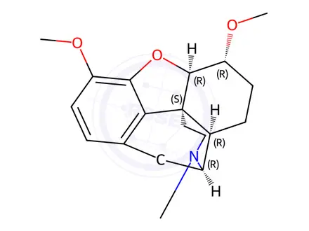 Chemical structure of Tetrahydrothebaine