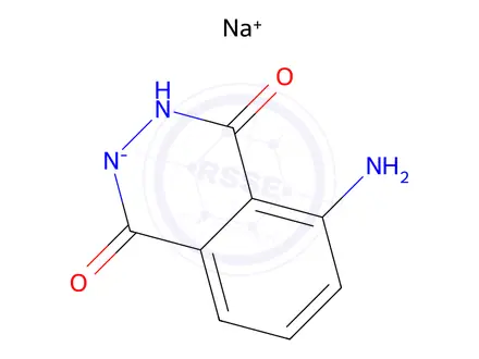 Chemical structure of Luminol sodium salt