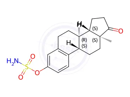 Chemical structure of Estrone 3-O-Sulfamate