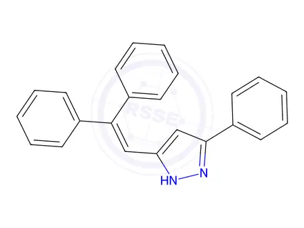 Chemical structure of 5-(2,2-Diphenylvinyl)-3-phenyl-1H-pyrazole