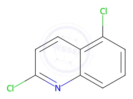 Chemical structure of 2,5-dichloroquinoline
