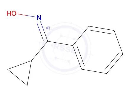 Chemical structure of (E)-N-[Cyclopropyl(phenyl)methylidene]hydroxylamine