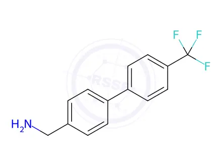 Chemical structure of (4'-(Trifluoromethyl)-[1,1'-biphenyl]-4-yl)methanamine