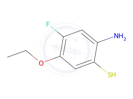 Chemical structure of 2-Amino-5-ethoxy-4-fluorobenzenethiol