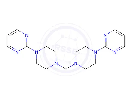 Chemical structure of Bis(4-(Pyrimidin-2-Yl)Piperazin-1-Yl)Methane