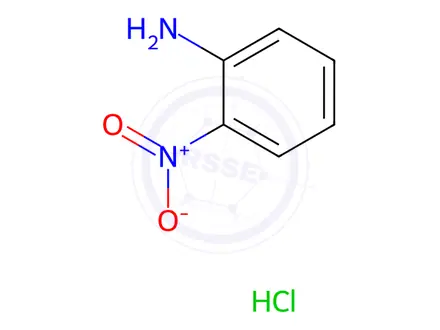 Chemical structure of 2-Nitroaniline hydrochloride